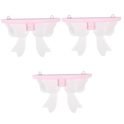 Amosfun 3 Stck Wandregal Holz Bowknot Aufbewahrung Wandmontage Mädchenzimmer Deko Regal für Kleinteile Einfache Installation Langlebig Robust Amosfun 3 Stck Wandregal Holz Bowknot Aufbewahrung Wandmontage Mädchenzimmer Deko Regal für Kleinteile Einfache Installation Langlebig Robust von Amosfun