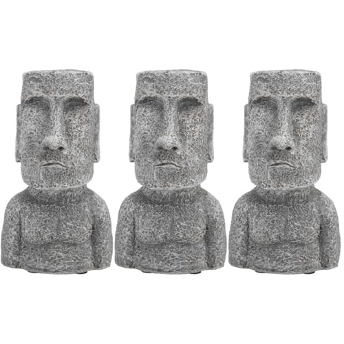 Amosfun 3 Stk Ornament Flaschenöffner neuartiger Flaschenöffner kreativer Flaschenöffner Moai-Bier küchenwage bierflaschenöffner pub kreativer Auftakt dekorativer Öffner Rostfreier Stahl von Amosfun