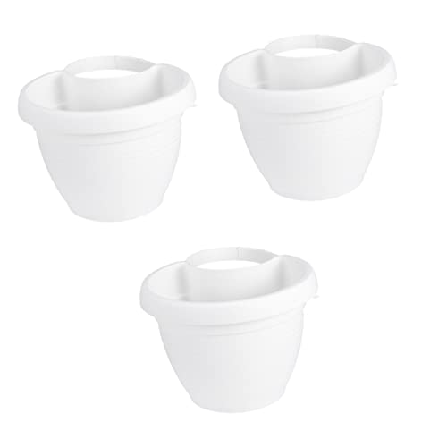 Amosfun 3stücke Hängender Pflanzen Topf Aus Fallrohr Praktischer Und Stabiler Blumentopf Für Wandmontage Für Gärten Badezimmer Und Kleine Räume von Amosfun