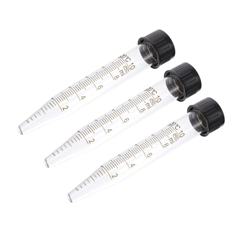 Amosfun 3 Stück Glas zentrifugenröhrchen mit Schraubverschluss Spitz Rundbodig Langlebige Labor testtuben für Präzise Probenlagerung und Wissenschaftliche Experimente Amosfun 3 Stück Glas zentrifugenröhrchen mit Schraubverschluss Spitz Rundbodig Langlebige Labor testtuben für Präzise Probenlagerung und Wissenschaftliche Experimente von Amosfun