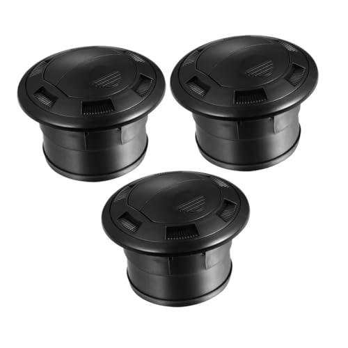 Amosfun 3 Stück Runde Air Vent Lüftungsöffnung mit Schrauben Stabile Installation Optimierte Luftverteilung Einfach zu Reinigen Passend für Wohnmobile und Caravan Teiliges von Amosfun