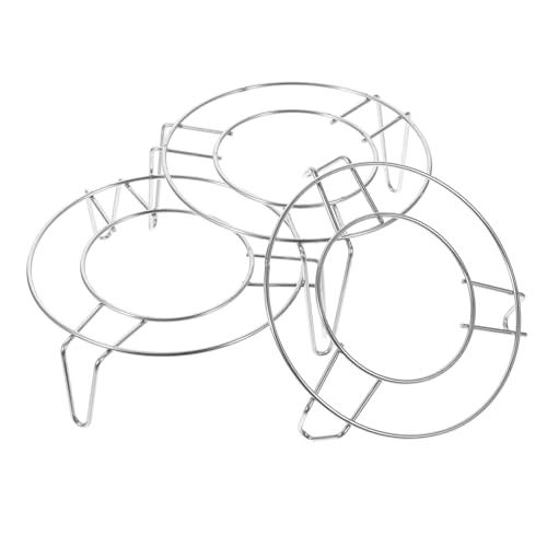Amosfun Dampfgarer Rack Satz 3 Stücke Rundes Dampfgitter für Schnellkochtöpfe Bruchsicheres Material Vielseitig für Eier Fisch Gemüse für Dämpfen und Kochen Amosfun Dampfgarer Rack Satz 3 Stücke Rundes Dampfgitter für Schnellkochtöpfe Bruchsicheres Material Vielseitig für Eier Fisch Gemüse für Dämpfen und Kochen von Amosfun