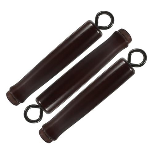 Amosfun 3 Stück Teiliges Scald Topfgriff Ersatz Robuster Holzgriff für Kochgeschirr Passend für Pfannen und Töpfe Langlebig und Abnehmbar für Küche von Amosfun