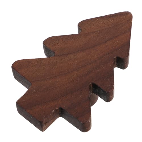 Amosfun 3 Stück Weihnachtsbaum Schubladengriffe aus Natürlichem Holz Stabile und Sichere Kreative Möbelbeschläge für Kommoden und Küchenmöbel Festliche Weihnachtsdeko von Amosfun