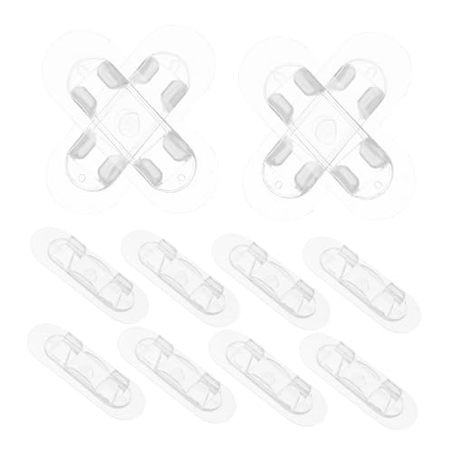 Amosfun 30 Stück Kabelmanagement Clips Selbstklebende Kabelhalter für Schreibtisch Transparente Kabelklemmen für Heim und Büro Lösung zur Kabelorganisation Amosfun 30 Stück Kabelmanagement Clips Selbstklebende Kabelhalter für Schreibtisch Transparente Kabelklemmen für Heim und Büro Lösung zur Kabelorganisation von Amosfun
