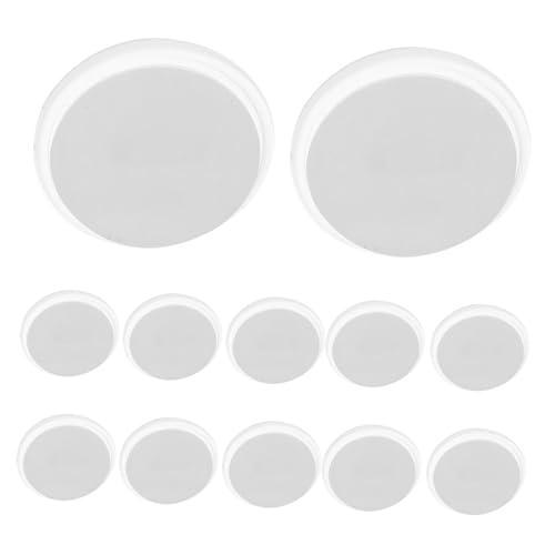 Amosfun 30 transparente selbstklebende Deckenhaken, starker Halt, abnehmbare Haken zum Aufhängen von Laternen, Windspielen, Dekorationen, kleines platzsparendes Design, Weiß von Amosfun