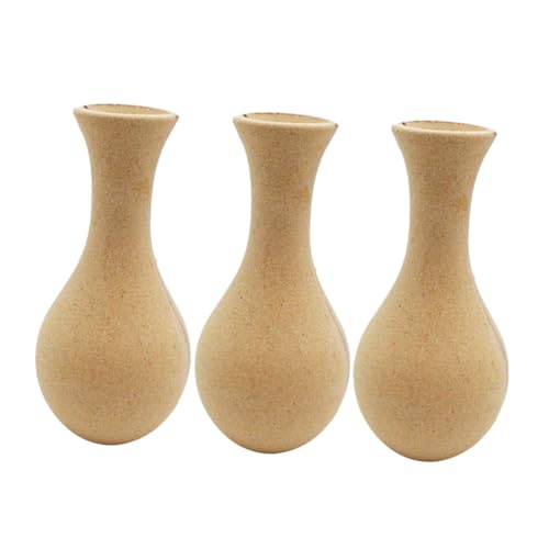 Amosfun 3stücke Teiliges Holzvase Im Retro-Stil Handgemalte Blumenvasen Für Kreative Wohnungsdekoration Elegant Und Natürlich Für Zuhause Und Büro Amosfun 3stücke Teiliges Holzvase Im Retro-Stil Handgemalte Blumenvasen Für Kreative Wohnungsdekoration Elegant Und Natürlich Für Zuhause Und Büro von Amosfun