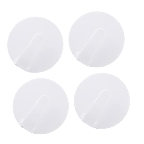 Amosfun 4 STÜCKE Magnetische Kühlschrankhaken Starke Magnetische Schlüsselhalter für Küche Büro Bad Einfache Installation Platzsparend und Praktisch Weiß von Amosfun