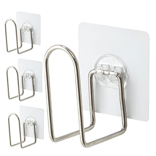 Amosfun 4 Sätze Topfdeckelhalter Teilig Verstellbarer Selbstklebender Wand Organizer Ohne Bohren Platzsparend Für Verschiedene Topfdeckel Und Küchenutensilien Praktische 4 Stück * 4 von Amosfun