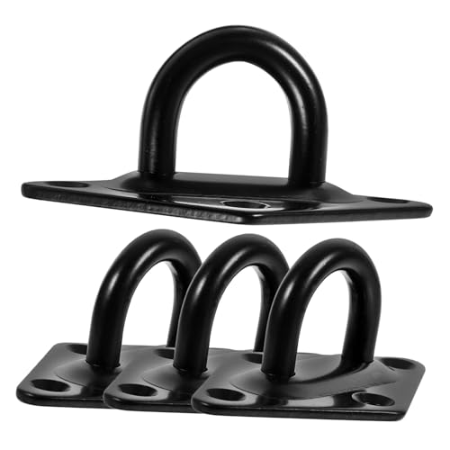 Amosfun 4 Stck Edelstahl Pad Eye Plate Haken U haken Decken Wandmontage Robust Rostfrei Vielseitig für Aufhängung von Gegenständen Badezimmer und Outdoor Amosfun 4 Stck Edelstahl Pad Eye Plate Haken U haken Decken Wandmontage Robust Rostfrei Vielseitig für Aufhängung von Gegenständen Badezimmer und Outdoor von Amosfun