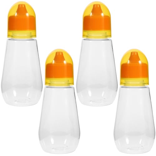 Amosfun 4 Stück Durchsichtige Honigflaschen Aus Kunststoff Quetschflasche Für Honig Nachfüllbarer Honigbehälter Leere Honiggläser Mit Deckel Zum Aufbewahren Und Dosieren Von Soßen Sirup Amosfun 4 Stück Durchsichtige Honigflaschen Aus Kunststoff Quetschflasche Für Honig Nachfüllbarer Honigbehälter Leere Honiggläser Mit Deckel Zum Aufbewahren Und Dosieren Von Soßen Sirup von Amosfun