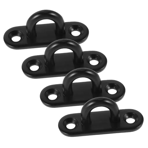 Amosfun 4 Stück Edelstahl Wand Deckenhaken Pad Eye Plate Haken U förmig Rostfrei Belastbar Vielseitig für Deckenventilatoren Hängematten Schwere Lasten Einfache Montage Amosfun 4 Stück Edelstahl Wand Deckenhaken Pad Eye Plate Haken U förmig Rostfrei Belastbar Vielseitig für Deckenventilatoren Hängematten Schwere Lasten Einfache Montage von Amosfun