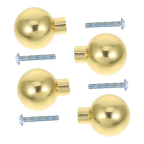 Amosfun 4 Stück Goldene Runde Schrankknöpfe Moderne Möbelgriffe für Küche Bad und Schlafzimmer Einsetzbar Elegantes Design für Amosfun 4 Stück Goldene Runde Schrankknöpfe Moderne Möbelgriffe für Küche Bad und Schlafzimmer Einsetzbar Elegantes Design für von Amosfun