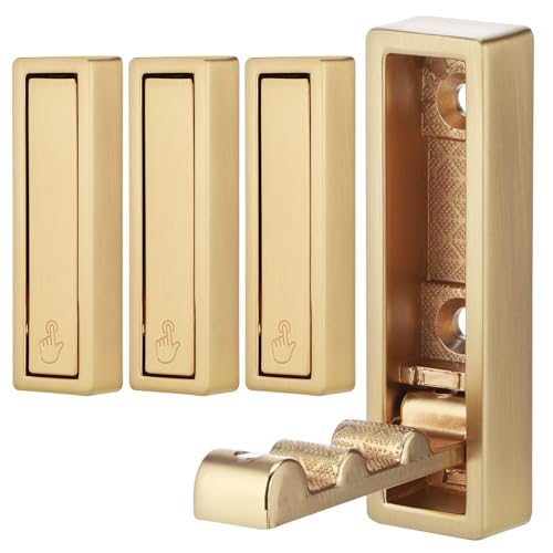 Amosfun 4 Stück Klappwandhaken Kleiderschrank Handtücher Einziehbarer Wandhaken Einzigartige Wandhaken Drehbarer Kleiderhaken Montierte Wandhaken Versteckbare Kleiderhaken Zinklegierung Amosfun 4 Stück Klappwandhaken Kleiderschrank Handtücher Einziehbarer Wandhaken Einzigartige Wandhaken Drehbarer Kleiderhaken Montierte Wandhaken Versteckbare Kleiderhaken Zinklegierung von Amosfun