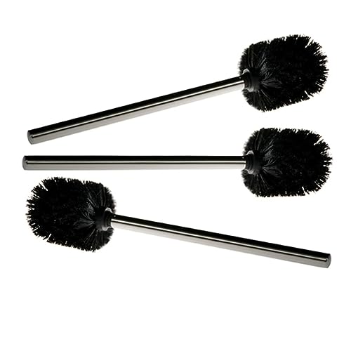 Amosfun 4stücke Wc-bürste Aus Kunststoff Mit Edelstahlgriff Schwarze Austauschbare Toilettenbürste Reinigungsbürste Für Gründliche Ohne Kratzer Für Haushaltsgebrauch Amosfun 4stücke Wc-bürste Aus Kunststoff Mit Edelstahlgriff Schwarze Austauschbare Toilettenbürste Reinigungsbürste Für Gründliche Ohne Kratzer Für Haushaltsgebrauch von Amosfun