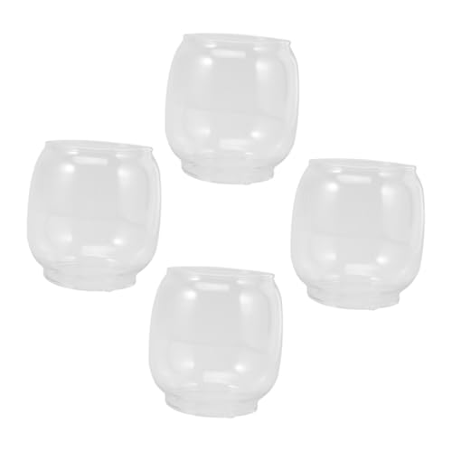 Amosfun 4 Stück Lampenschirm Teilig Mundgeblasen Transparent Ersatz für Öllampe Robuste und Wetterfeste Lampenschirme für Garten Terrasse und Patios Amosfun 4 Stück Lampenschirm Teilig Mundgeblasen Transparent Ersatz für Öllampe Robuste und Wetterfeste Lampenschirme für Garten Terrasse und Patios von Amosfun