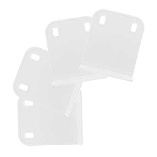 Amosfun 4 Stück Möbel Stabilisator Clips mit Rutschfestem Antirutsch Design Möbelbefestigungssystem für Sichere Fixierung von Laufgittern und Kinderspielbereichen Erhöht Stabilität und von Amosfun