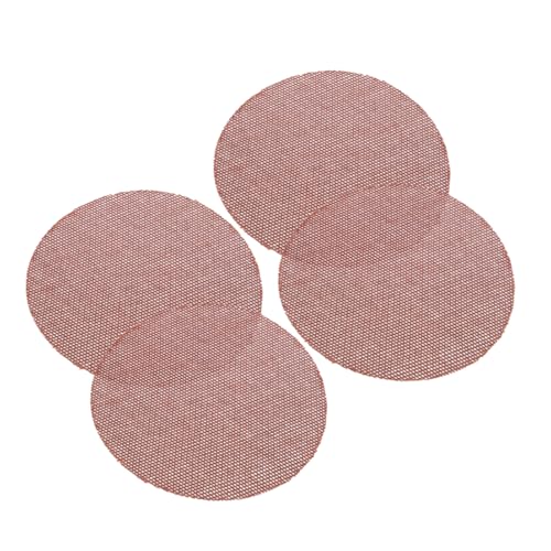 Amosfun 4 Stück Soft Lichtdiffusoren für Junge Mädchen Blendfreier Deckenleuchten Lampenschirm Augenschutz für Kinderzimmer Runder Stoff Lampenschirm Durchmesser Dunkelbraun von Amosfun