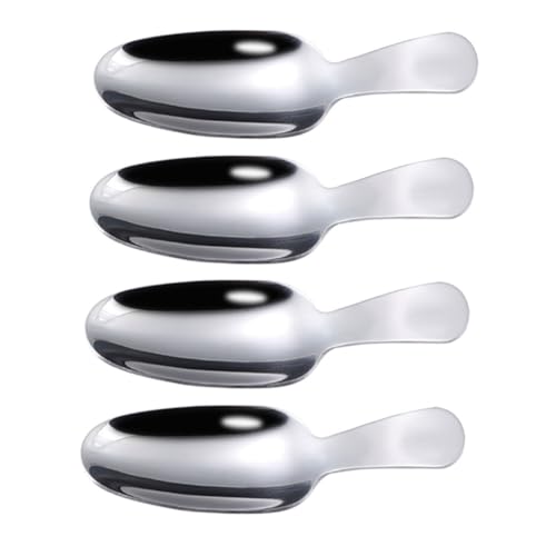 Amosfun 4-teiliges Dessertportionierer- Und Teelöffel-set Aus Edelstahl – Perfekt Für Den Einsatz von Amosfun