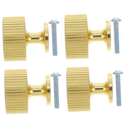 Amosfun 4 Stück Teiliges Goldene Runde Möbelknöpfe Dekorative Schubladengriffe für Küchen Badezimmer und Schlafzimmer Robuste Messingknöpfe für Schränke und Möbel Amosfun 4 Stück Teiliges Goldene Runde Möbelknöpfe Dekorative Schubladengriffe für Küchen Badezimmer und Schlafzimmer Robuste Messingknöpfe für Schränke und Möbel von Amosfun