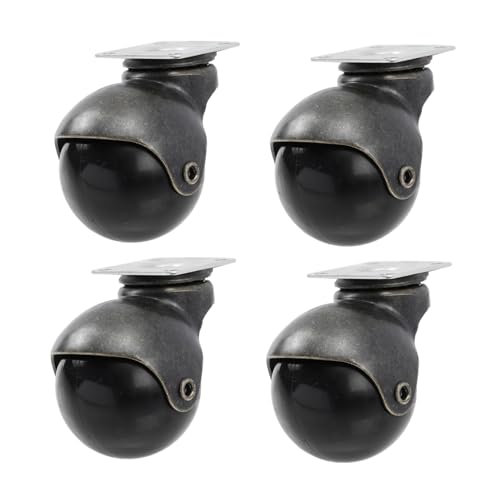 Amosfun 4 Stück Teiliges Kugel drehrollen aus Hochwertigem Eisen Möbelrollen mit Präzisen Kugellagern Leise und Langlebig für Stühle Küchenschränke und Palettenmöbel Amosfun 4 Stück Teiliges Kugel drehrollen aus Hochwertigem Eisen Möbelrollen mit Präzisen Kugellagern Leise und Langlebig für Stühle Küchenschränke und Palettenmöbel von Amosfun