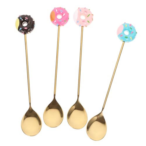 Amosfun 4 Stück Teiliges Rührlöffel mit Langem Griff Ergonomisch Geformte Cocktail und Dessertlöffel Polierte Oberfläche Geeignet für Kaffee Tee Heiße Schokolade und Eisgerichte Amosfun 4 Stück Teiliges Rührlöffel mit Langem Griff Ergonomisch Geformte Cocktail und Dessertlöffel Polierte Oberfläche Geeignet für Kaffee Tee Heiße Schokolade und Eisgerichte von Amosfun