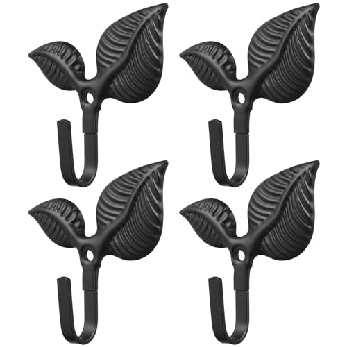 4stücke Vintage Wandhaken Aus Gusseisen Design Rustikale Kleiderhaken Für Mäntel Taschen Hüte Und Handtücher Einfache Montage Und Multifunktionale Nutzung 4stücke Vintage Wandhaken Aus Gusseisen Design Rustikale Kleiderhaken Für Mäntel Taschen Hüte Und Handtücher Einfache Montage Und Multifunktionale Nutzung von Amosfun