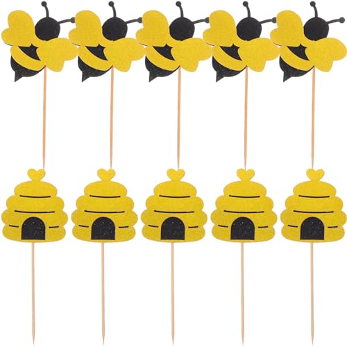 Amosfun 40Pcs Tier Cupcake Topper Biene Kuchen Topper Baby Dusche Kuchen Decorationfruit Picks Zahnstocher Frühling Kinder Party Dekoration Amosfun 40Pcs Tier Cupcake Topper Biene Kuchen Topper Baby Dusche Kuchen Decorationfruit Picks Zahnstocher Frühling Kinder Party Dekoration von Amosfun