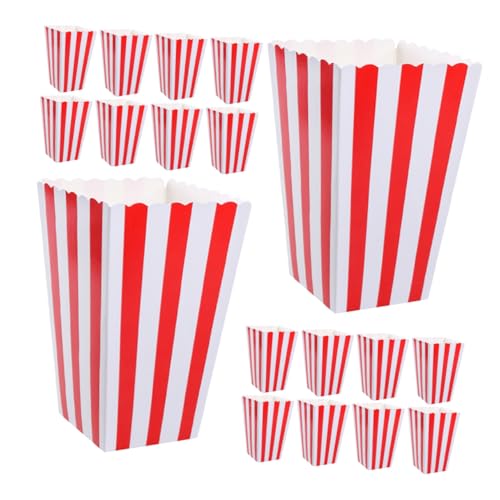 Amosfun 48 Stück Teiliges Papier Popcorn Eimer mit Streifendesign Fettresistent Stabiler Snackhalter für Partys Filmabende Geburtstage und Karneval Vielseitig für Popcorn Chips Süßigkeiten Amosfun 48 Stück Teiliges Papier Popcorn Eimer mit Streifendesign Fettresistent Stabiler Snackhalter für Partys Filmabende Geburtstage und Karneval Vielseitig für Popcorn Chips Süßigkeiten von Amosfun