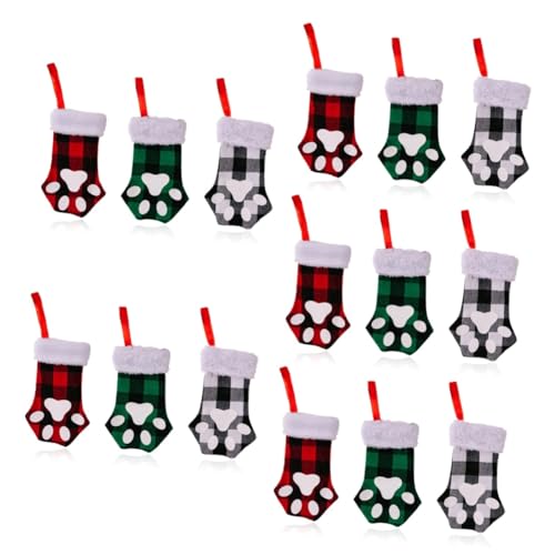 Amosfun 5 Sätze Katzenkrallen Besteckset Katzenspielzeug Zubehör Für Weihnachtsfeiern Besteckhalter Für Die Party Besteckabdeckung Katzenfutter Katzenbecher Ornamente Polyester 3 Stück * 5 von Amosfun