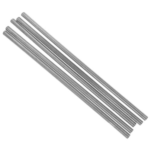 Amosfun 5 Stück Teiliges Gewindestangen verlängerungsset aus Eisen mit Deckenadapter Stabile Pendelleuchten verlängerung für Kronleuchter Einfache Montage Vollgewinde von Amosfun