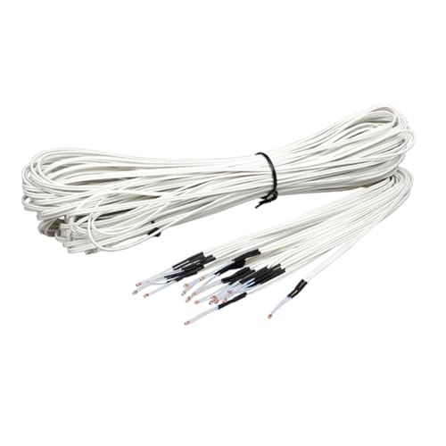 Amosfun 5 Stück Thermistor mit Ptfe isolierter Verkabelung Genauigkeit Temperatursensor für Reprap Drucker Extruder und Heizbett Kompatibel mit Marlin Firmware von Amosfun