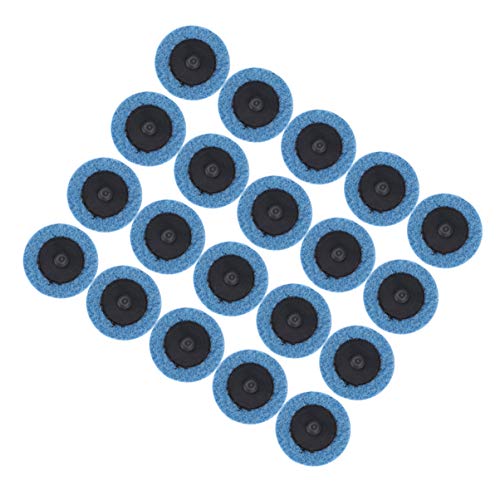 Amosfun 50 Stück Nylon Polierscheiben Torque Sand Disc mit Rückenkissen für Diy Metall und Oberflächenbearbeitung Hohe Stabilität Langlebig und Leicht zu Handhaben Blau von Amosfun