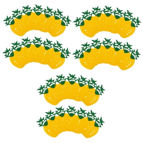 Amosfun 6 Sätze Latte-Kunst grüne Fahne hawaiianische Dekorationen für Partys wandverkleidung Wand polsterung Hochzeitsdekorationen hawaiianischer Weihnachtsschmuck Tropische Girlande von Amosfun