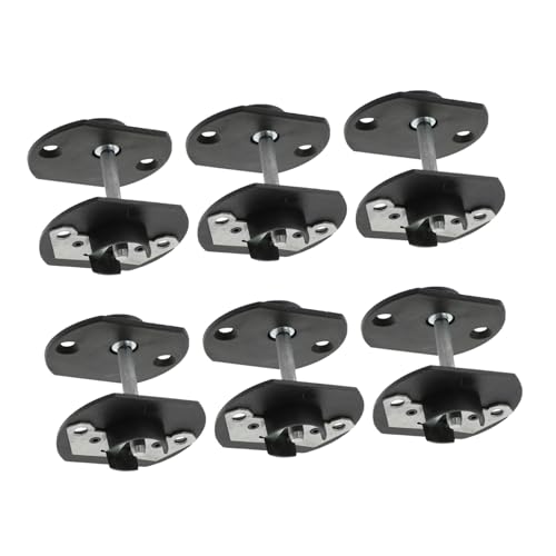 Amosfun 6 Sets Möbelbeschläge Einsteckverbinder Sofa Couch Verbinder Clip Couchverbinder Möbelbeschläge Verbinder Möbelverbinder Pin Couchverbinder Pin Couchclips Schwarz von Amosfun