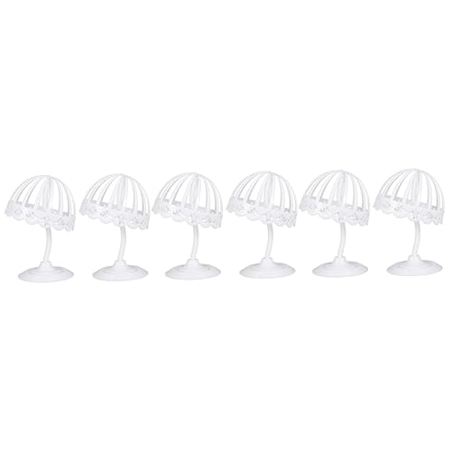 Amosfun 6 Stück Hoher Elastischer Kunststoff Hutständer mit Hohlrahmen Verstellbarer Tisch Display Ständer für Hüte Perücken und Kopfbedeckungen Weiß Formschonend Dekorativ für Laden und Amosfun 6 Stück Hoher Elastischer Kunststoff Hutständer mit Hohlrahmen Verstellbarer Tisch Display Ständer für Hüte Perücken und Kopfbedeckungen Weiß Formschonend Dekorativ für Laden und von Amosfun