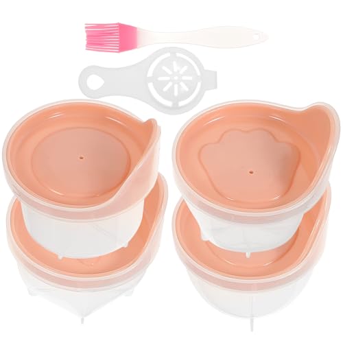Amosfun 6 Stück Teiliges Set Hochtemperatur Dampf Ei und Kuchenformen Diy Küchenhelfer für Restaurant Hotel und Zuhause mit Öl Bürste und Ei Trenner Leicht und Tragbar für Unterwegs Amosfun 6 Stück Teiliges Set Hochtemperatur Dampf Ei und Kuchenformen Diy Küchenhelfer für Restaurant Hotel und Zuhause mit Öl Bürste und Ei Trenner Leicht und Tragbar für Unterwegs von Amosfun