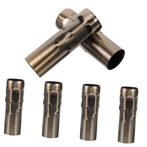 Amosfun 6 Stück Teiliges Vintage Kronleuchter Röhren DIY Antike Pendelleuchte Lampenhülsen aus Kristall Geeignet für Wohnzimmer Esszimmer Schlafzimmer Dekorative Kerzenhülsen mit von Amosfun