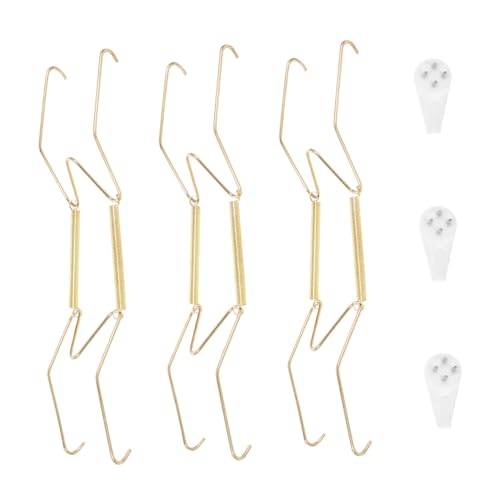 Amosfun 6 Stück Unsichtbare Wandplatten Halter für Dekorative Teller Traceless Wandmontage Haken für Geschirr Bilderrahmen und Kunstwerke Vielseitige Aufhänger für Wanddeko Amosfun 6 Stück Unsichtbare Wandplatten Halter für Dekorative Teller Traceless Wandmontage Haken für Geschirr Bilderrahmen und Kunstwerke Vielseitige Aufhänger für Wanddeko von Amosfun