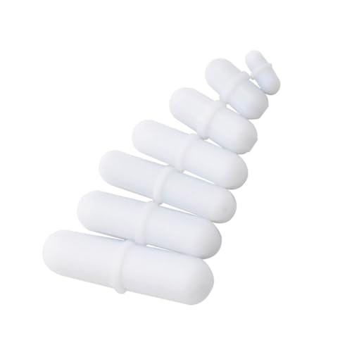 Amosfun 7 Stück Teiliges Ptfe Magnetrührstab Korrosionsbeständig Hitzebeständig bis Reibungsarm für Laboranwendungen und Chemische Rührprozesse Wiederverwendbar von Amosfun