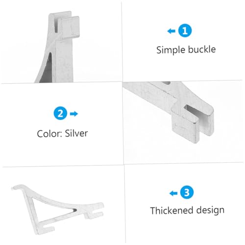 Amosfun 8 Stück Teiliges Edelstahl Kühlschrank Regal Clips Aluminium Kühlregal Stützhalter Robust Langlebig Glatt Poliert Sicher für Gefrierschrank und Kühlschrank Zubehör Amosfun 8 Stück Teiliges Edelstahl Kühlschrank Regal Clips Aluminium Kühlregal Stützhalter Robust Langlebig Glatt Poliert Sicher für Gefrierschrank und Kühlschrank Zubehör von Amosfun