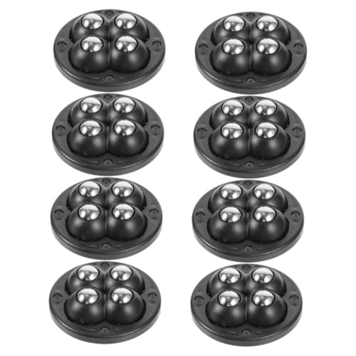 Amosfun 8 Stück Teiliges Kleine Möbelrollen mit Selbstklebefläche Drehbare Mini-lenkrollen für Möbel Haushaltsgeräte und Aufbewahrungsboxen Robuste Verschleißfeste Laufrollen mit Hoher von Amosfun