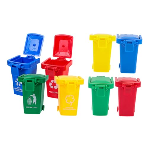 Amosfun 8 Stück Teiliges Mini mülleimer Deckel Kleiner Schreibtisch abfalleimer aus Robustem Kunststoff Geruchsneutral Vielseitig als Stifthalter und Haushaltsabfallbehälter für Büro und Amosfun 8 Stück Teiliges Mini mülleimer Deckel Kleiner Schreibtisch abfalleimer aus Robustem Kunststoff Geruchsneutral Vielseitig als Stifthalter und Haushaltsabfallbehälter für Büro und von Amosfun