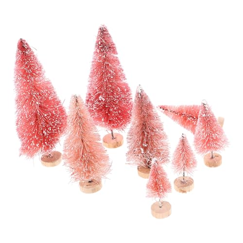 Amosfun Mini-Baum Aus Kiefernholz Mit Flachem Boden 8-teiliges Set Für Weihnachtsdekoration Büro Restaurant Und Heimdekoration Amosfun Mini-Baum Aus Kiefernholz Mit Flachem Boden 8-teiliges Set Für Weihnachtsdekoration Büro Restaurant Und Heimdekoration von Amosfun