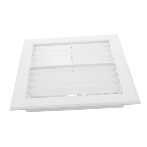 Amosfun Abs Lüftungsgitter für Klimaanlage Doppellagige Lamellen Präzise Luftstromsteuerung Robustes Kunststoffmaterial Eckiges Design Staubabweisend Einfache Montage Geeignet für Wohn von Amosfun