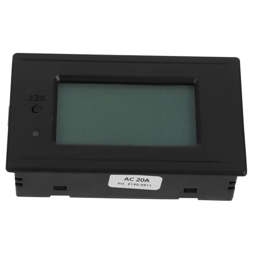 Amosfun Ac Spannungs Strommessgerät mit Lcd display Energiemesser für Haushaltsgeräte Einfache Installation Präzise Leistungsmessung Aktuelle Stromverbrauchsanzeige von Amosfun