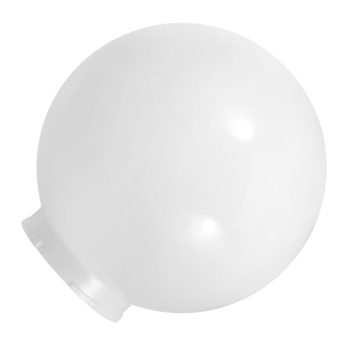 Amosfun Acryl Kugellampenschirm Weiß Outdoor Lampenschirm Ersatz Leicht Robuste Abdeckung für Garten Wandleuchte Deckenleuchte Porche von Amosfun