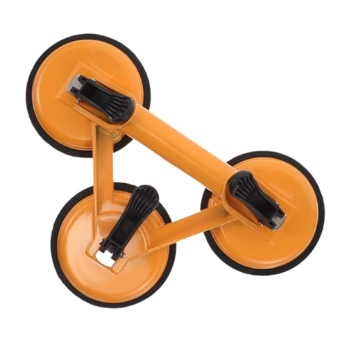 Amosfun Aluminium-saugheber mit Starkem Vakuumgriff Schwerer Glas-saugnapfheber für Fliesen Marmor Fenster und Spiegel Ergonomisch Langlebig Leicht für Bau und Renovierung von Amosfun