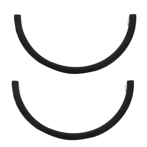 Amosfun Aluminiumlegierung Schubladengriffe Halbkreis Design Symmetrische Doppelgriffe Für Küchenschränke Schlafzimmer Wohnzimmer Kompatibilität Möbelgriffe von Amosfun