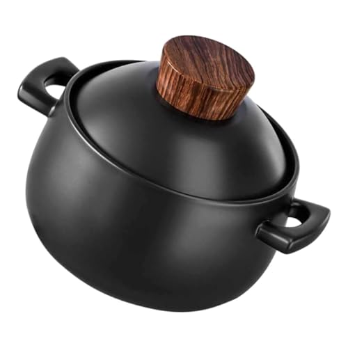Amosfun Atemberaubender Tontopf Auflauf Keramik-schmortopf 2 5 L Antihaftbeschichtet Wärmespeichernd Kochtopf Für Geschmorte Hühnersuppe Reis Bibimbap Amosfun Atemberaubender Tontopf Auflauf Keramik-schmortopf 2 5 L Antihaftbeschichtet Wärmespeichernd Kochtopf Für Geschmorte Hühnersuppe Reis Bibimbap von Amosfun